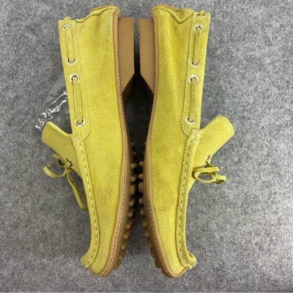 Banana Republic Yellow Suede Loafers - Picture 4 of 12